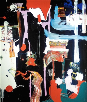 UNTITLED (BLACK 3) - Fiona Rae