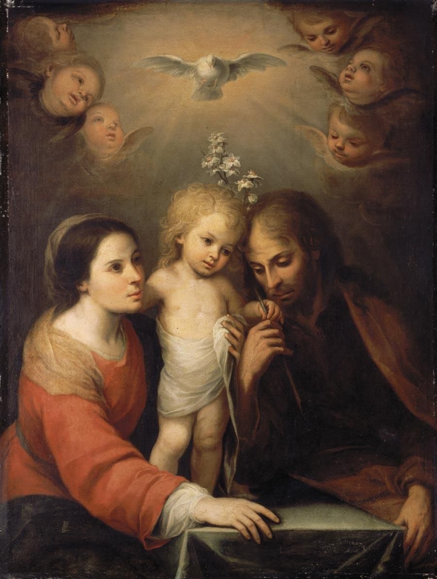 Artwork by Juan Simon Gutierrez, THE HOLY FAMILY, Made of oil on canvas