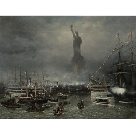 Frederick Rondel | STATUE OF LIBERTY CELEBRATION | MutualArt