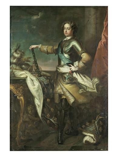 van Loo Charles-André | PORTRAIT DE LOUIS XV EN PIED PORTANT L'ARMURE ...