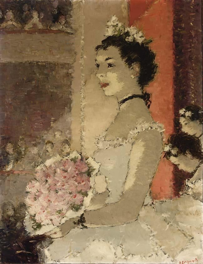 Dietz Edzard | A BALLERINA WITH FLOWERS | MutualArt