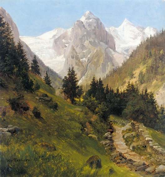 THE WETTERHORN by Thomas Fearnley