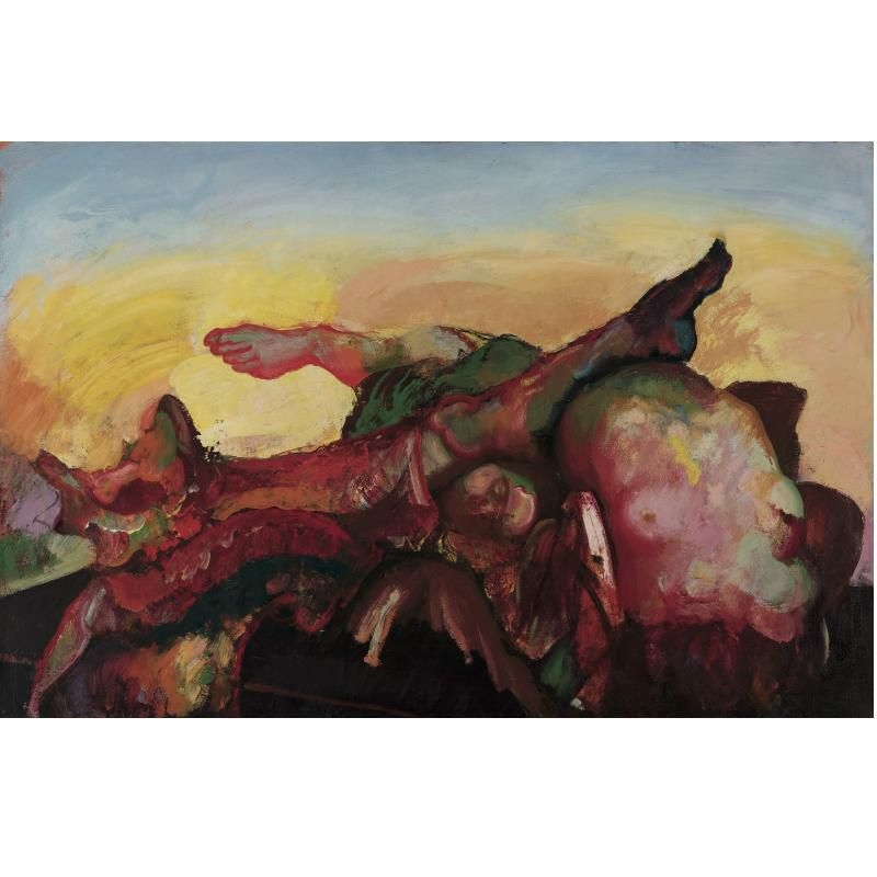 Artwork by Hyman Bloom, TORSO & LIMBS, Made of oil on canvas