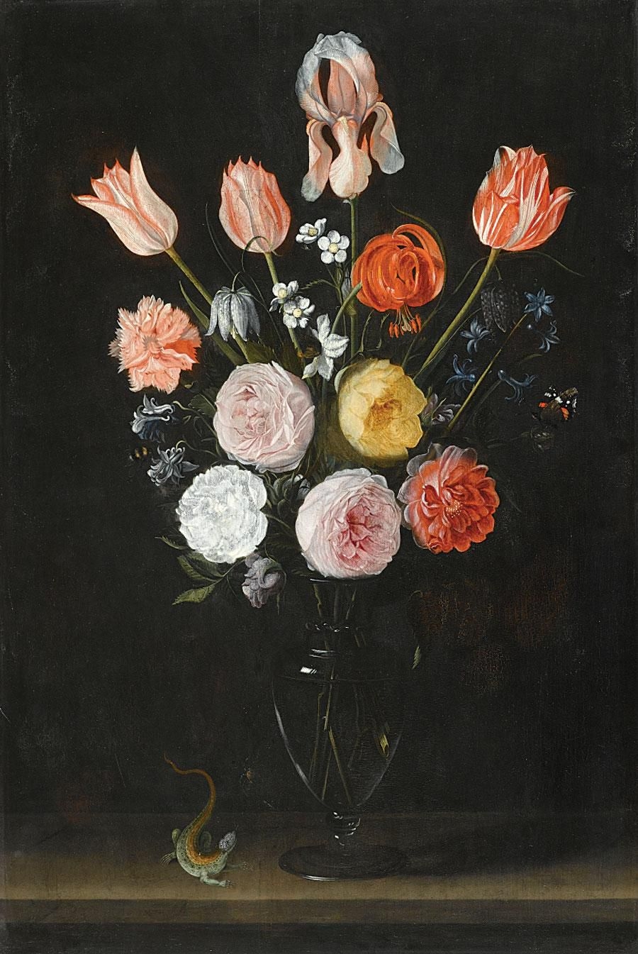 Daniel Seghers | A BOUQUET OF FLOWERS INCLUDING TULIPS, ROSES AND ...