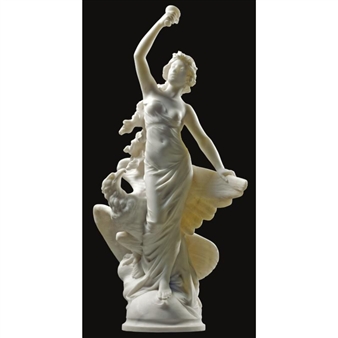 Hebe and the eagle - Édouard Drouot