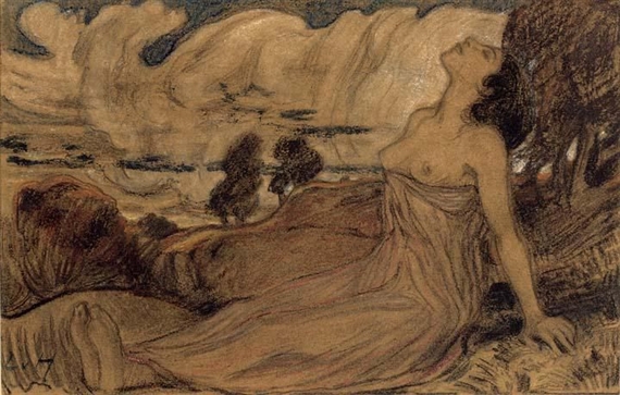 Extase by Ludwig von Hofmann