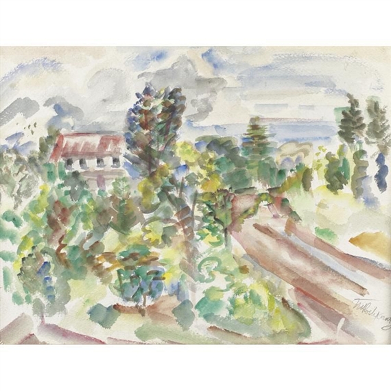 Mark Rothko | Hillside Landscape | MutualArt