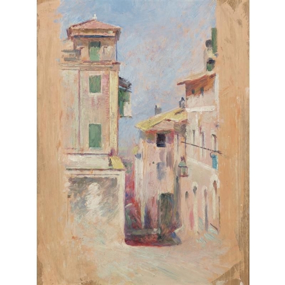 Mediterranean View by Theodore Robinson, FullFormat:circa,year,1890