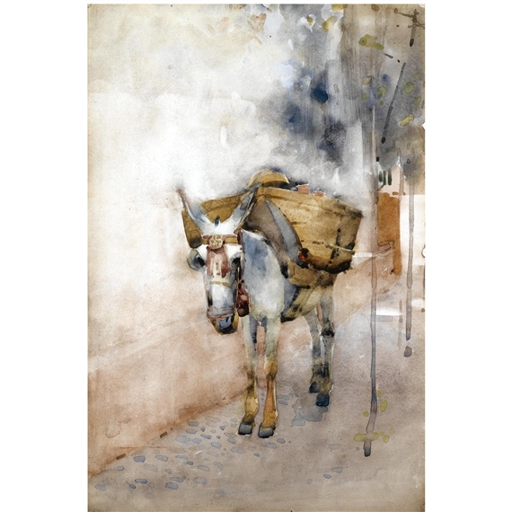 the arab donkey by Arthur Melville