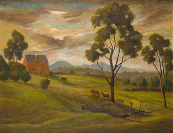 FARM LANDSCAPE - George Duncan