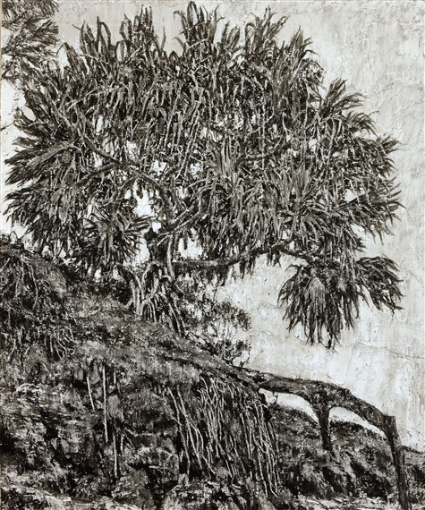 BACK BEACH PANDANUS by Nicholas Harding