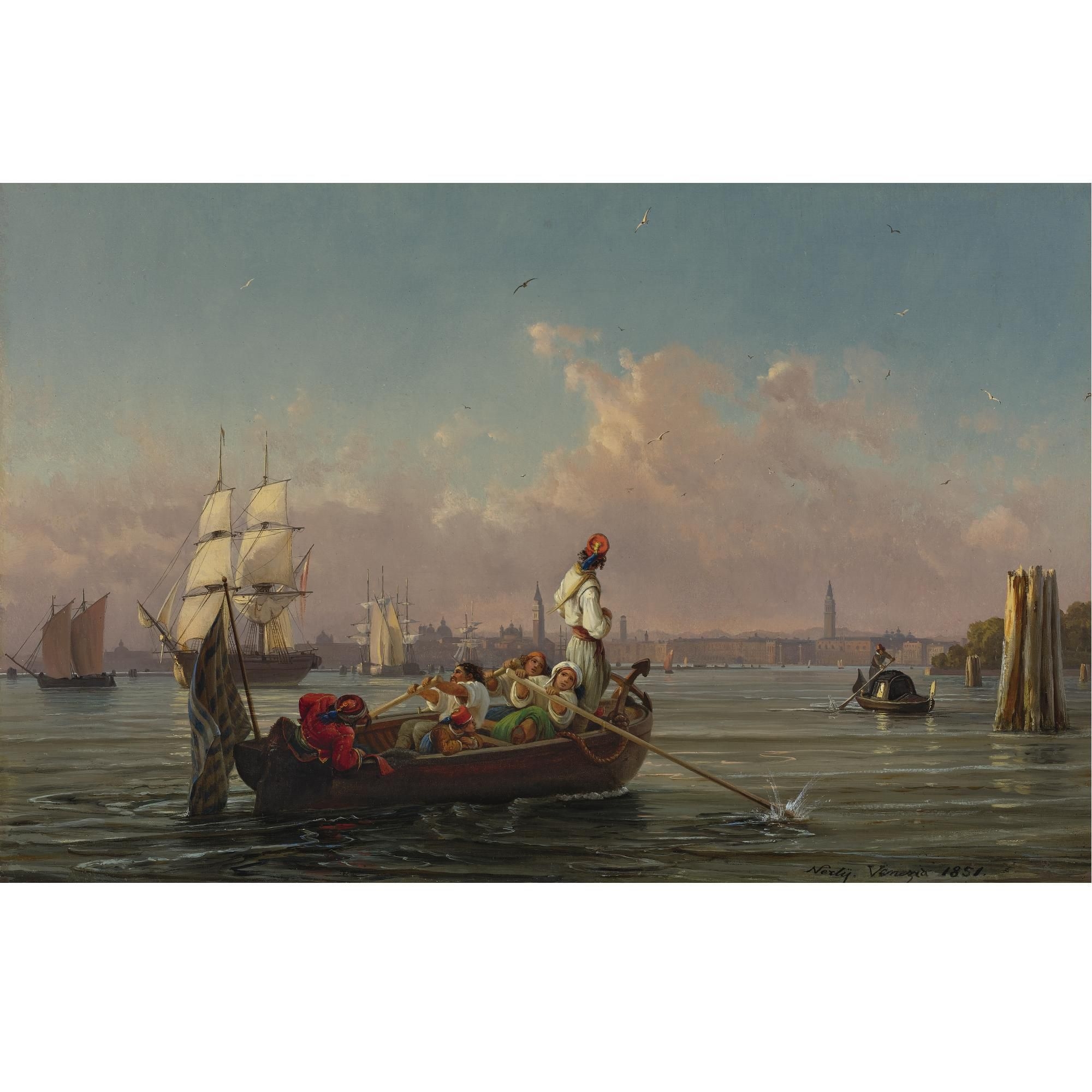 Friedrich Nerly | PIAZZETTA SAN MARCO | MutualArt