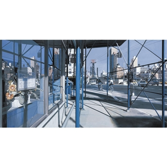 Sunday on 2nd avenue - Richard Estes