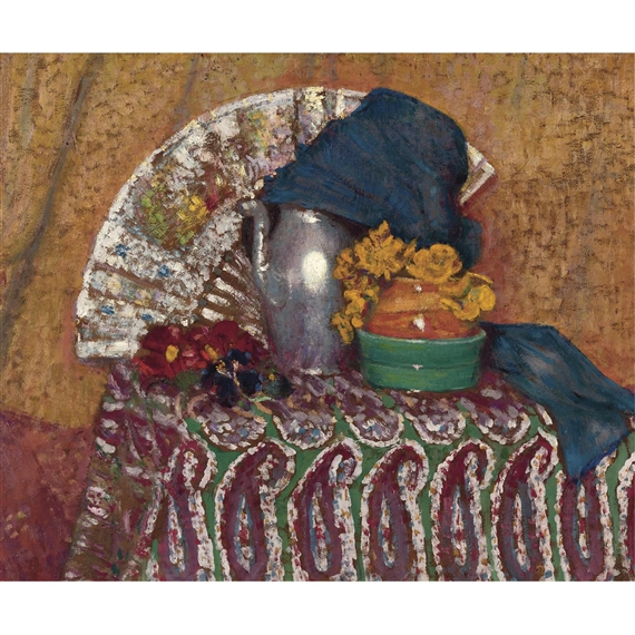 L'éventail by Georges Lemmen, FullFormat:,year,1907