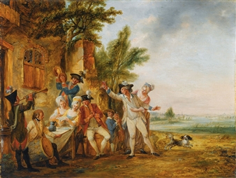 La musique militaire - Louis-Joseph Watteau