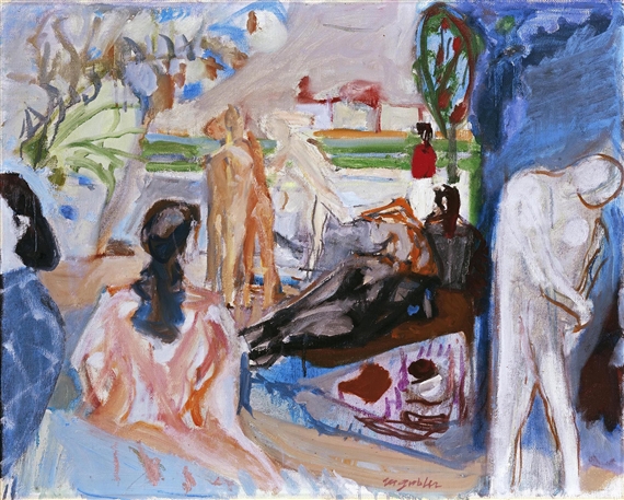 BADENDE BATHERS by Max Gubler