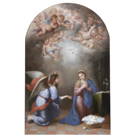 the annunciation by Juan Simon Gutierrez