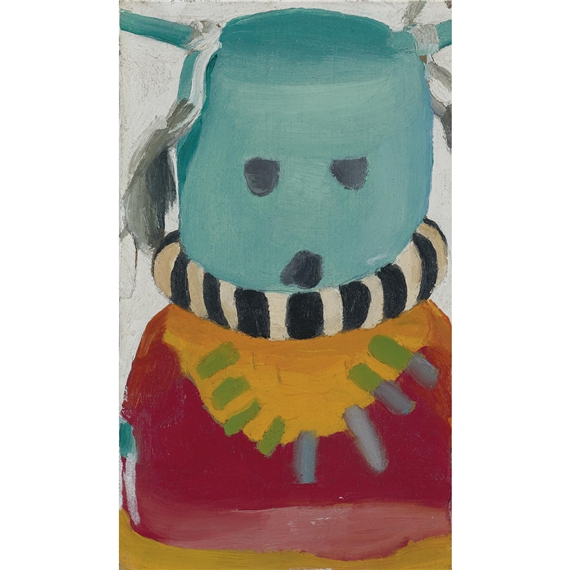 Untitled (Blue-Headed Indian Doll)