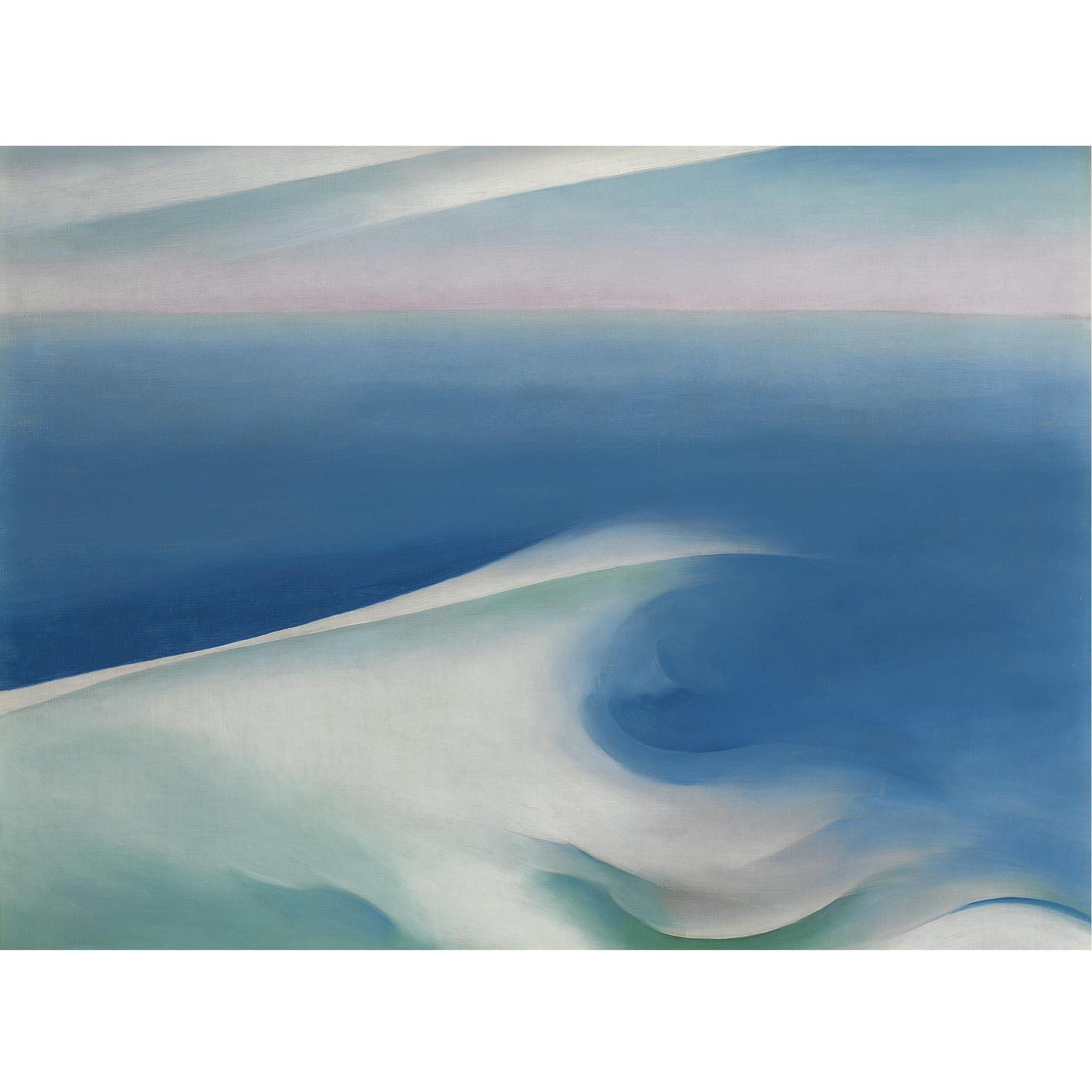 O'Keeffe Blue Wave Maine MutualArt