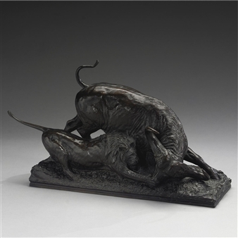 Lion and Buffalo - Carl Ethan Akeley