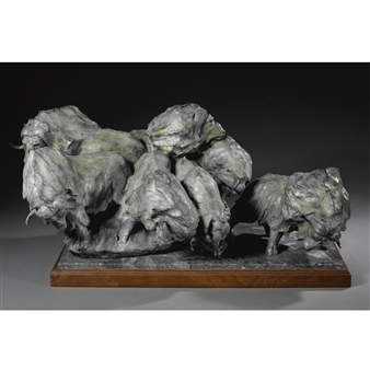 A Herd of Musk Oxen - Sherry Sander