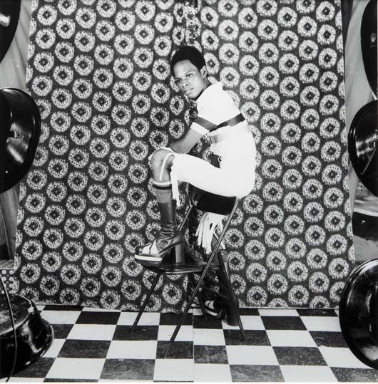 Artwork by Samuel Fosso, Self-Portrait (SM28), Made of Gelatin silver print.