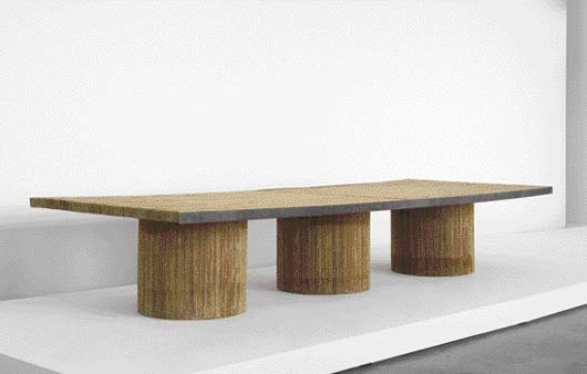 Large "Easy Edges" table by Frank Gehry, 1970s