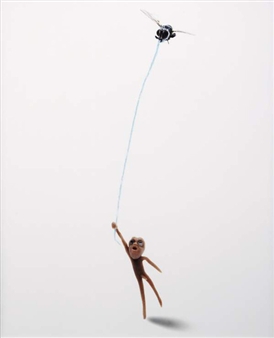 Boy flying a fly - Ham Jin