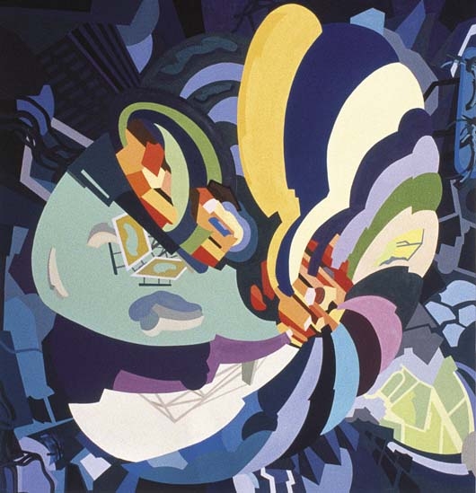 Helicopter XVI (On the Balcony) by Franz Ackermann, 2001