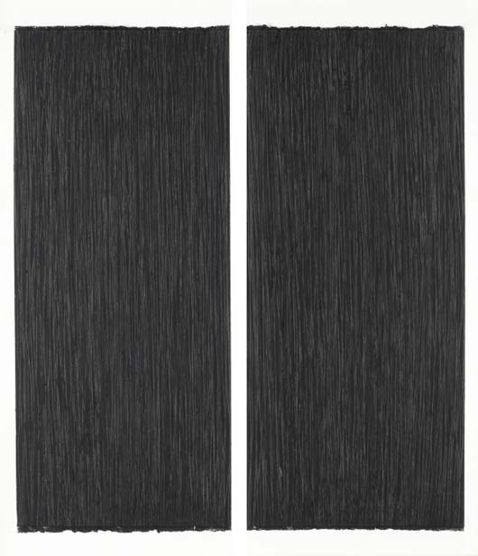 Artwork by Sara Sosnowy, Black Suite XIV #6, Made of Watercolor and gouache on paper.