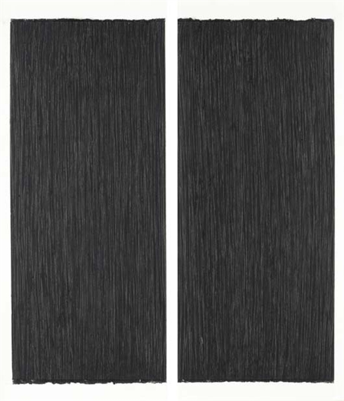 Black Suite XIV #6 by Sara Sosnowy, 1995