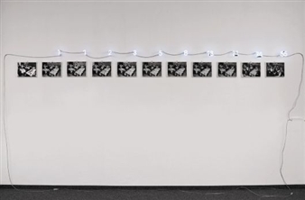 Senza titolo (Una somma reale è una somma di gente) - Mario Merz