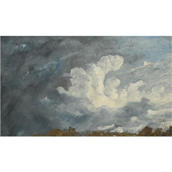 STORM CLOUDS OVER HAMPSTEAD by John Constable, circa 1822