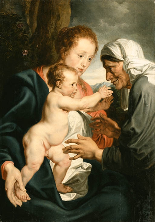 Anthony van Dyck | The Virgin and Child with Saint Anne | MutualArt