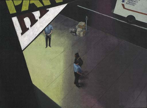 Artwork by Jane Dixon, Medical Service