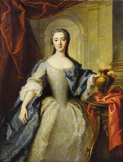 Jean-Marc Nattier | Portrait of a lady, said to be Princess Charlotte ...