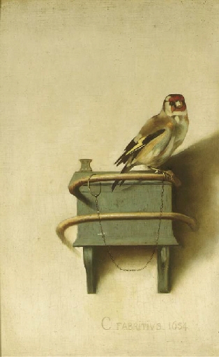 Het Puttertje: The Goldfinch by Carel Fabritius, 1654