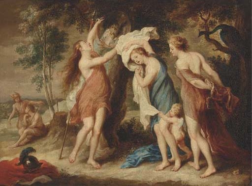 Artwork by Peter Paul Rubens, The Judgement of Paris, Made of oil on canvas