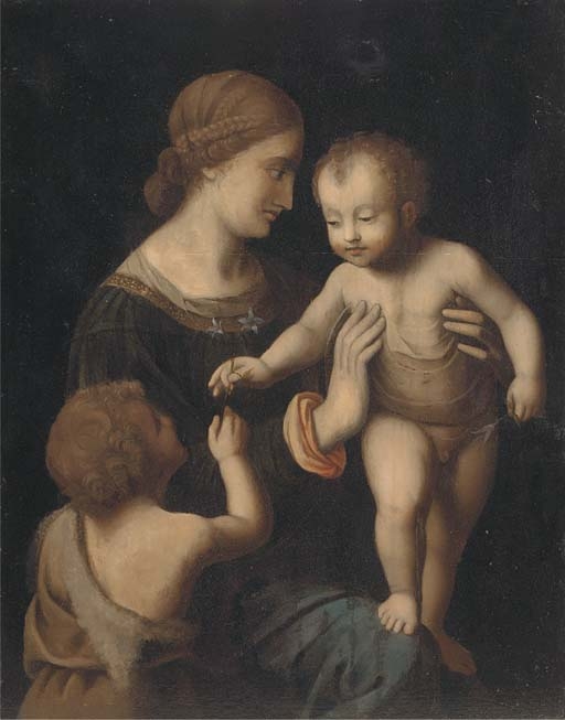 Bernardino Luini | The Virgin and Child with the Infant Saint John the ...