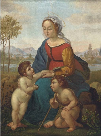 絵画 Festa della donna Sassetta (Stefano di Giovanni) - Madonna and Child with