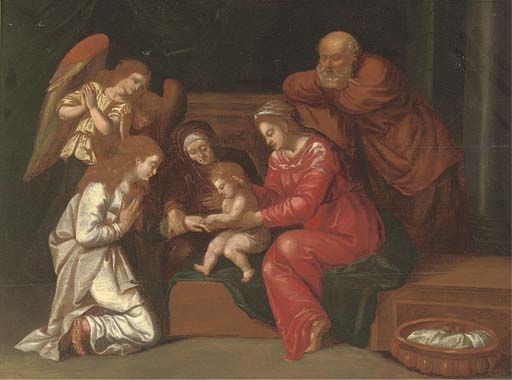 The Mystic Marraige of Saint Catherine by Otto van Veen