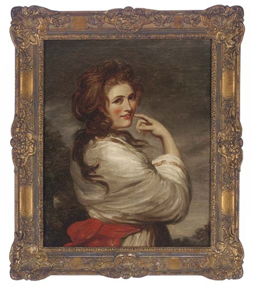Sir Joshua Reynolds Portrait of Lady Hamilton as a Bacchante MutualArt