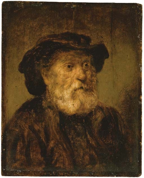 Rembrandt van Rijn | An old man in a hat | MutualArt