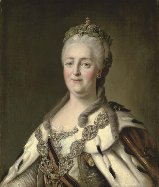 Alexander Roslin Portrait of Catherine the Great (17621796), in an