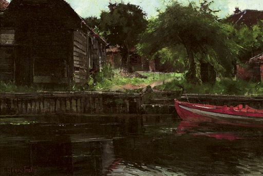 John Henry Inskip | A summer's day on the river | MutualArt