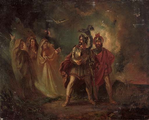 Henry Howard | Macbeth and Banquo with the three witches | MutualArt