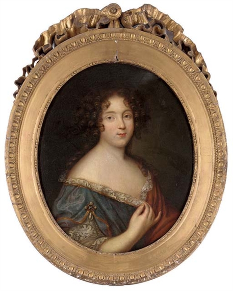 Pierre Mignard | Portrait of Anna de Rohan, bust-length, in a jewelled ...