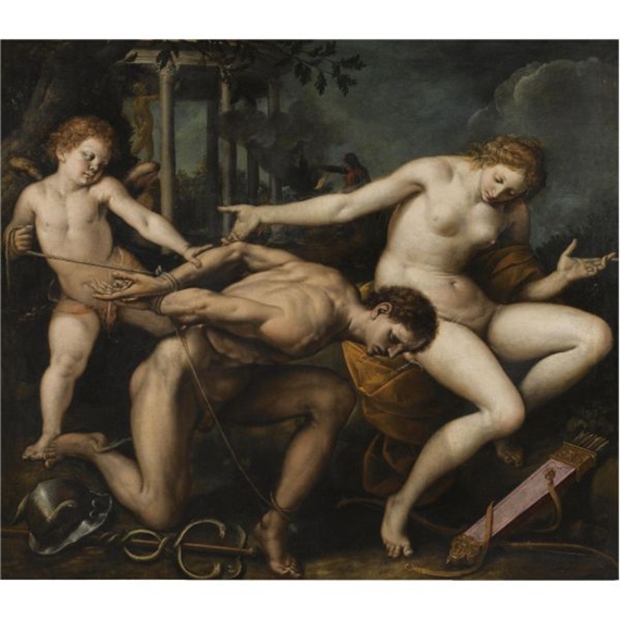 AN ALLEGORY OF LOVE AND WISDOM by Isidoro Bianchi