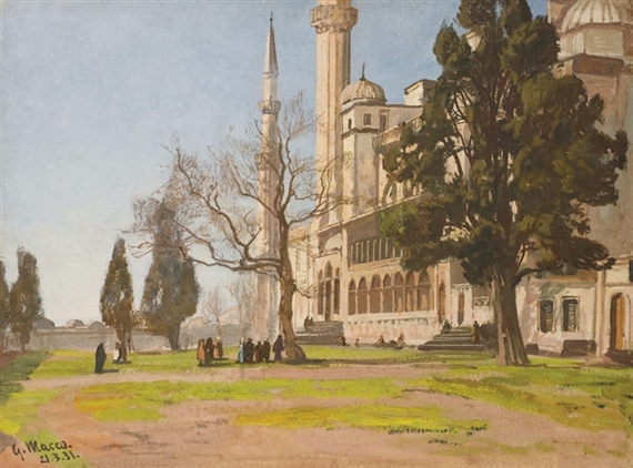 Mosquée à Istanbul by Georg Macco, 1931