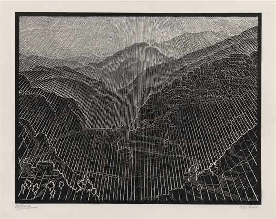 Rossano, Calabria (B. 146) by Maurits Cornelis Escher, 1931